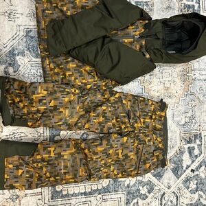 Patagonia Green and Yellow Camouflage Jacket
